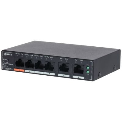 Dahua Technology SG4006P, Håndtert, L2, Gigabit Ethernet (10/100/1000), Strøm over Ethernet (PoE)