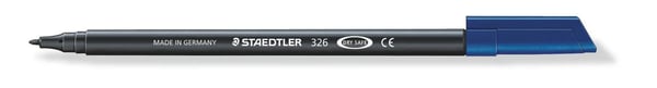 Staedtler 326, Musta, 1 mm, Polypropeeni (PP), Vesipohjainen muste