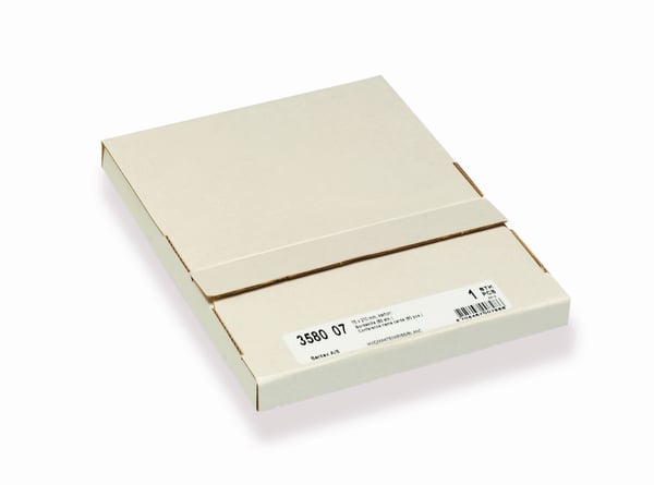 Bordskilte Bantex hvid 75x210 mm A5 falset - (50 stk.)