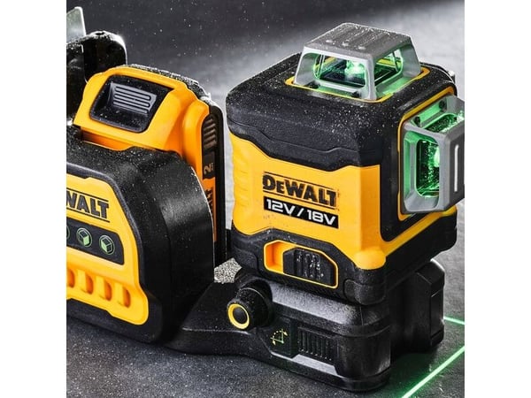 DeWALT DCE089NG18-XJ, 50 m, 3 mm/m, 360°, 360°, Linjalaser, Musta, Keltainen