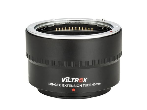 VILTROX DG-GFX 45MM, Fujifilm, Fuji GFX-Mount with-Format kamerat FUJIFILM GFX50S/GFX50R, 1 kpl, Musta, 4.5 cm, 4.5 cm, 4.5 cm