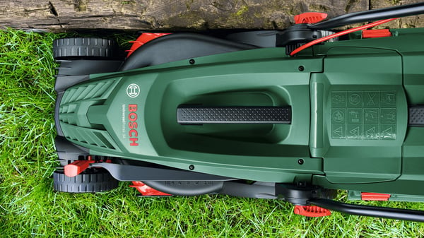 Bosch UniversalRotak, Gressklipper som man spaserer bak, 34 cm, 25 cm, 70 cm, Roterende blader, 40 l