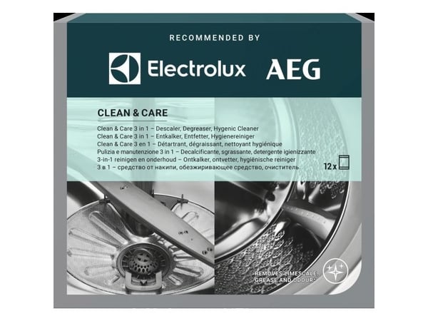 Electrolux M2GCP121, Limescale, detergent & grease remover, Puder, 12 styck, 200 mm, 61 mm, 174 mm