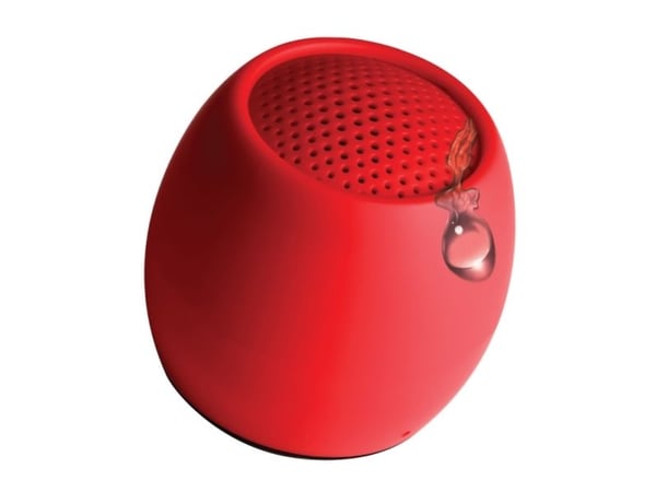 Boompods Zero - Högtalare - för bärbar användning - trådlös - Bluetooth - röd