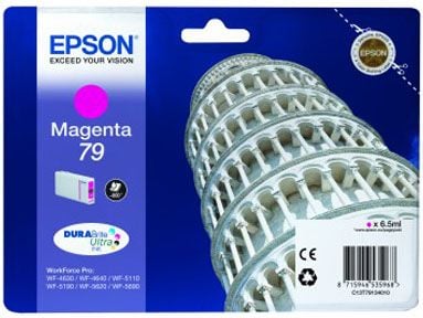 Epson 79 - 6.5 ml - magenta - original - bläckpatron - för WorkForce Pro WF-4630DWF, WF-4640DTWF, WF-5110DW, WF-5190DW, WF-5620DWF, WF-5690DWF