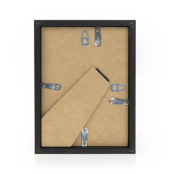 ZEP V4523B, Enkel bilderamme, Tre, Svart, Bord, Vegg, 15 x 20 cm, Rektangulær