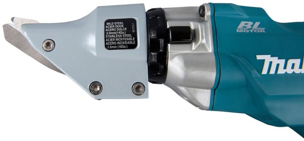 Makita DJS200Z Akkukäyttöinen peltisakset 18V, teräs 2,0mm BL-moottori, ilman akkua ja laturia!