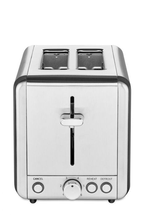 SOLIS Toaster Steel - 2 skive(r) - Rustfritt stål - Rustfritt stål - Knapper - Rotasjonskontroll - 925 W - 280 mm (SO016)