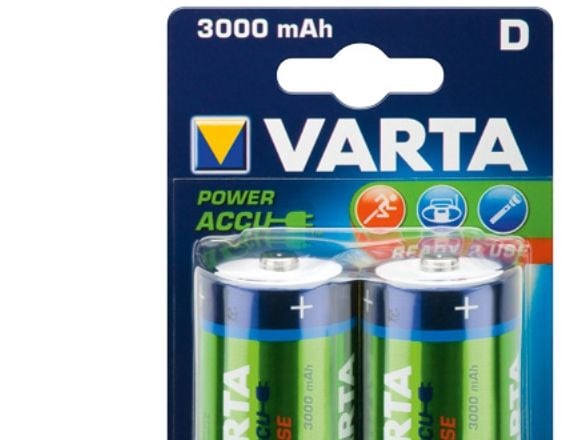 Varta Power Accu - Batteri 2 x D - NiMH - (ladbare) - 3000 mAh