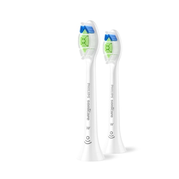 Philips Sonicare W2 Optimal White HX6062 - Utskiftningsbørstehode - for tannbørste - hvit (en pakke 2)