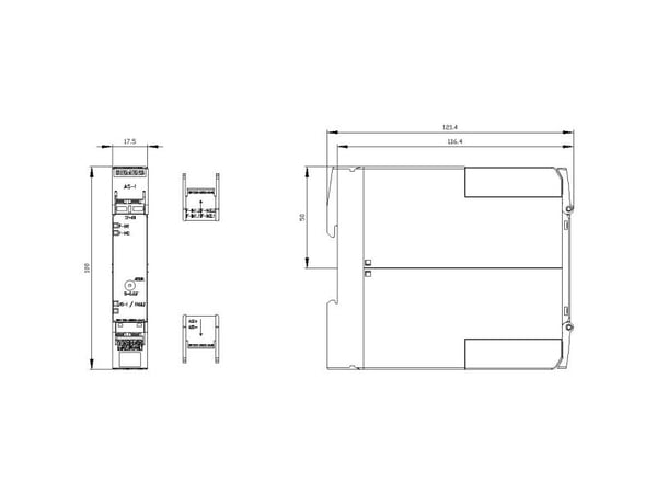 Siemens 3RK1205-0BE00-2AA2 PLC kompaktmodul