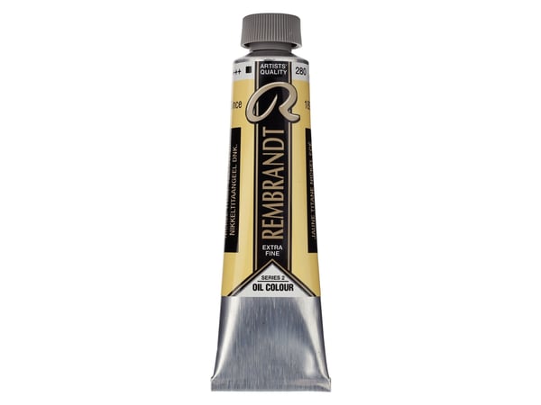 Artequipment TALENS REMBRANDT 40ML 280 - NIKKEL TITANIUM GUL DYP - oljemaling uniw