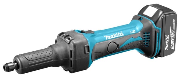 Makita DGD800RTJ - Rettsliper - flens 6 mm - 2 batterier - 18 V