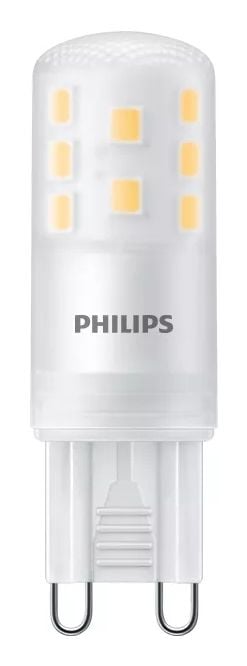 Philips CorePro - LED - form: G9 - mattslipt finish - G9 - 3.7 W (ekvivalent 40 W) - klasse E - varmt hvitt lys - 2700 K