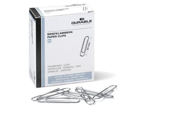 Durable 122425, Metall, Zink, 50 mm, 100 styck Durable 122425, Metall, Zink, 50 mm, 100 styck