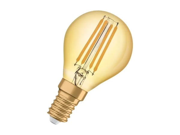 LEDVANCE Vintage 1906 LED-lamppu 4 W 410 lm E14, kultainen