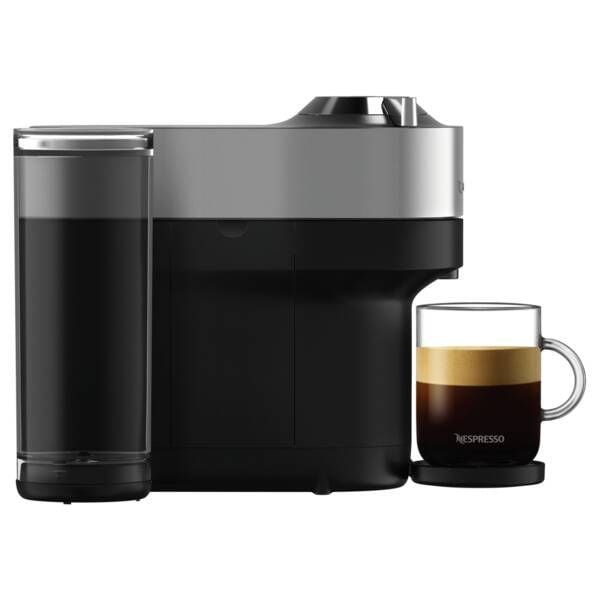 Krups Vertuo Pop XN930T.23AT, Kuddmatad kaffebryggare, 1,1 l, Kaffekapslar, Grå
