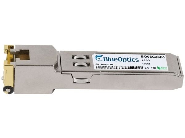 BlueOptics BO08C28S1, Kopper, 1250 Mbit/s, SFP, 1000BASE, Nickel, RoHS
