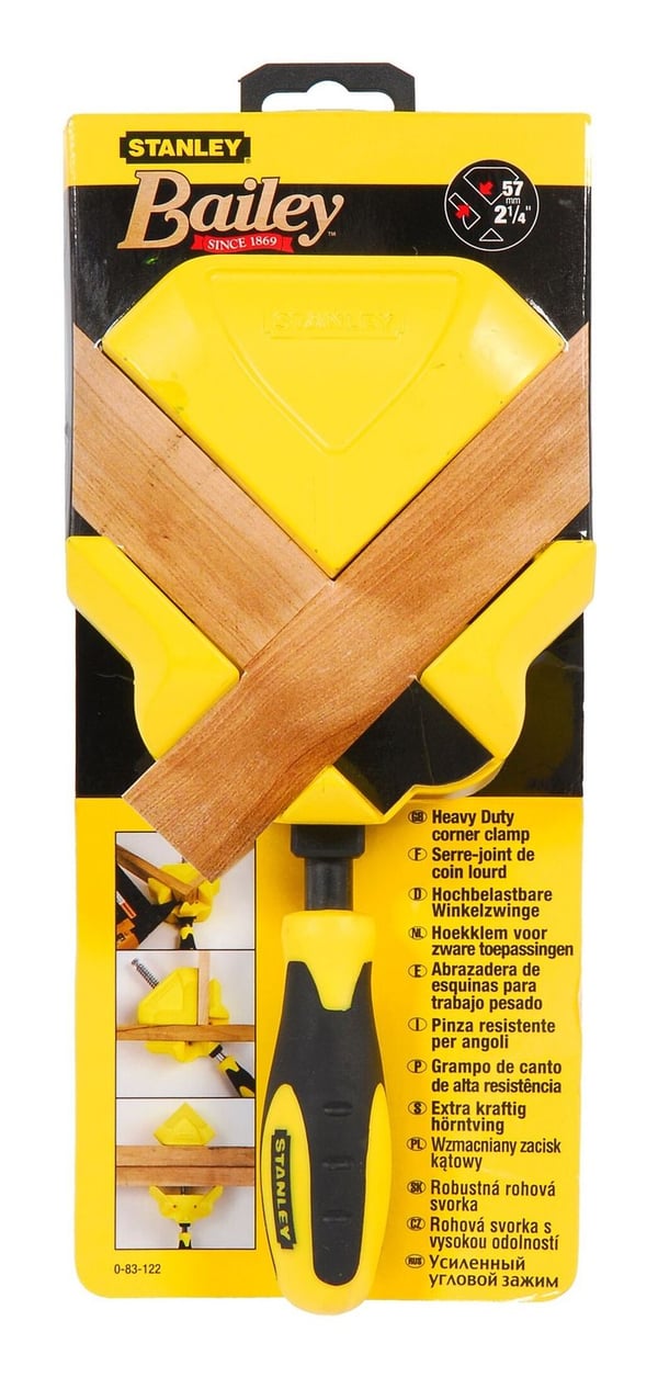 Stanley 0-83-122, Kulmapuristin, Sinkki, 1 kpl