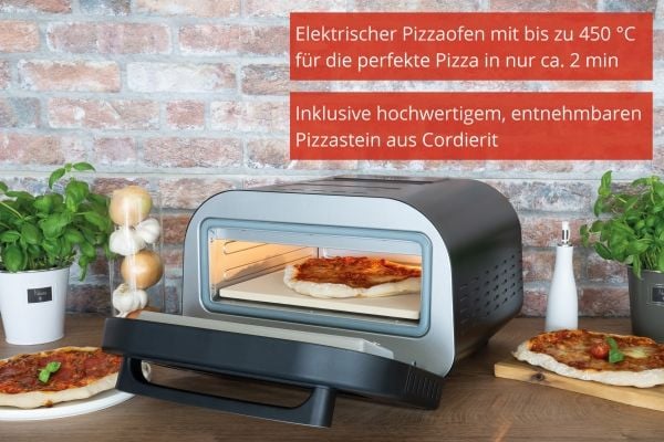 Unold Don Luigi pizza maker/oven 1 pizza(s) 1700 W Black