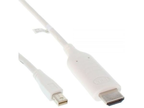 InLine 17174I, 0,5 m, Mini DisplayPort, HDMI, Hankjønn, Hankjønn, 3840 x 2160 piksler