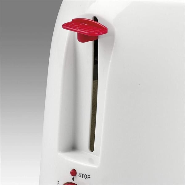 Girmi TP1101, 2 skiver, Rød, Hvit, Plast, Rotasjon, 800 W, 230 V