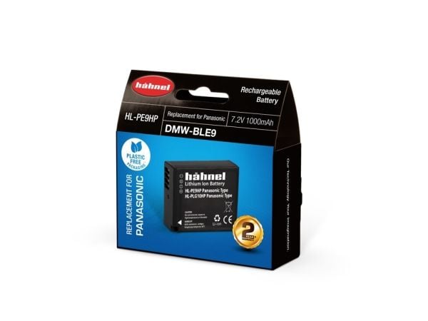 Hahnel HL-PE9HP (DMW-BLE9), 1000 mAh, 7,2 V, Litiumioni (Li-Ion)
