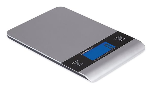 MAUL 1635095, Sähkökäyttöinen postivaaka, 5000 kg, 1 g, 4 g, Hopea, Digitaalinen