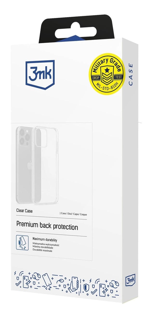 3MK Clear Case, Etui, Xiaomi, 14T, 16,9 cm (6.67"), Gjennomsiktig