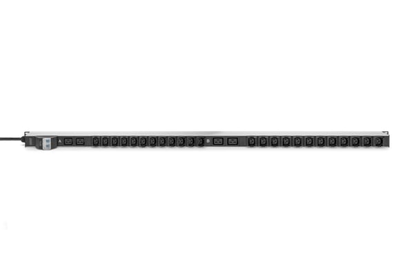 Digitus DN-95451, Perus, 0U, Yksivaiheinen, Pystysuora, Alumiini, Musta