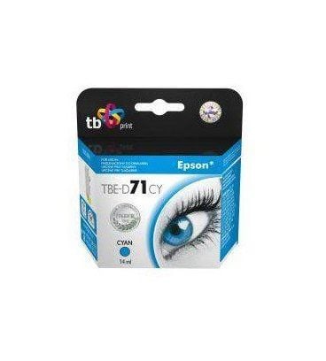 TB - 12 ml - syaani - yhteensopiva - värikasetti (vaihtoehto: Epson T0712) - Epson Stylus DX9400, SX115, SX215, SX218, SX415, SX515, SX610; Stylus ...