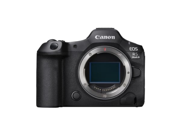 Canon EOS R5 Mark II -kamerapaketti, RF 24–105 mm f/4L IS USM, 45 MP, musta