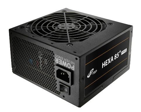 FSP/Fortron HEXA 85+ PRO 450W, 450 W, 100 - 240 V, 50/60 Hz, 6-2,5 A, Aktiv, 85 %