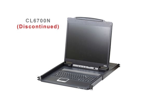 ATEN CL6700MW - KVM-konsol - USB - kan monteras i rack - 1280 x 1024 Full HD (1080p) - 1U
