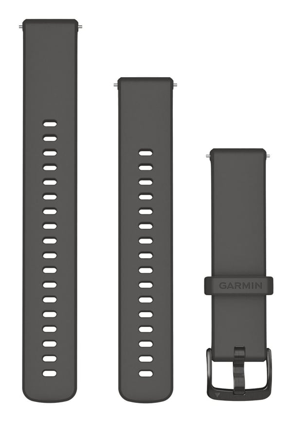 Garmin Acc, Venu 3S, 18 mm rem, stengrå + skiffer, WW/Asien (010-13256-00)