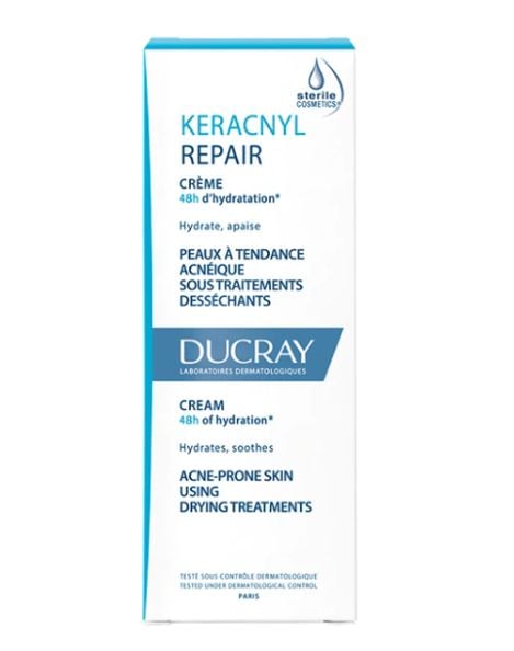 Ducray Keracnyl Repair Cream 50ml Acne-Prone Skin