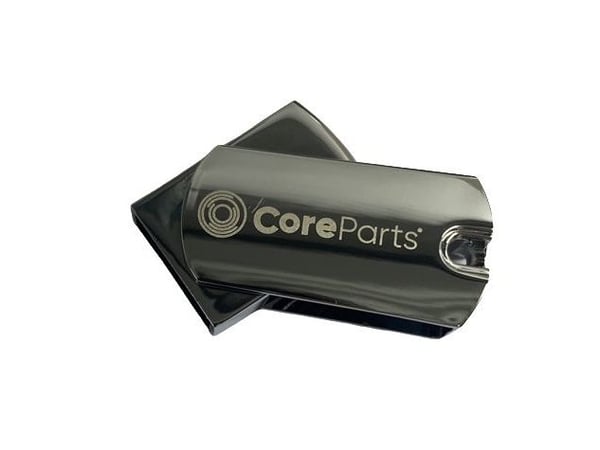 CoreParts - USB-flashstasjon - 64 GB - USB-C 3.2 Gen 1 - aluminium