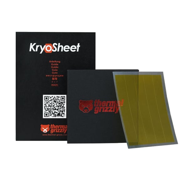 Thermal Grizzly KryoSheet - Värmeledande platta - antracit