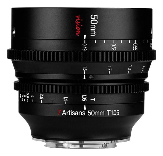 7Artisans 50mm T1.05, elokuva-objektiivit, 7/5, Fujifilm X, Fujifilm X