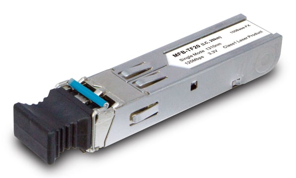 PLANET MFB-TF20, Fiber optisk, 100 Mbit/s, SFP, LC, 20000 m, 1310 nm