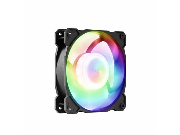 Gelid Solutions Radiant-D, Fan, 12 cm, 77,2 cfm, Svart, Vit