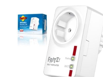 FRITZ!DECT Repeater 100 - DECT-repeater for trådløs telefon