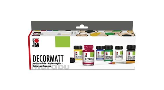 Decormatt basissett 6x15ml