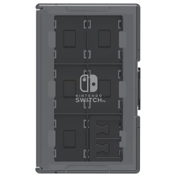 HORI - Fodral för spelkassett - 24 spelkassetter - svart - för Nintendo Switch