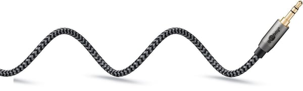 Goobay 65275, 3.5mm TRS, Uros, 3.5mm TRS, Uros, 3 m, Harmaa, Hopea