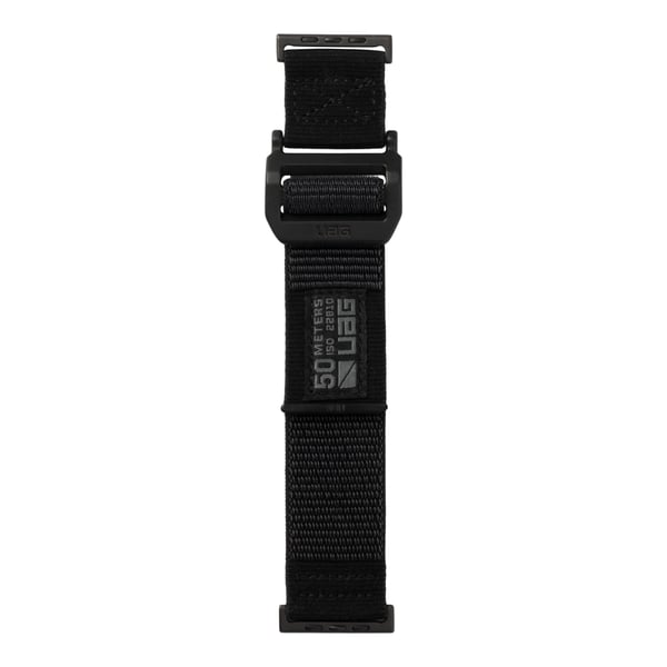 Urban Armor Gear 194004114032, Rem, Smartwatch, Svart, Apple, Apple Ultra, 45/44/42mm, Svart