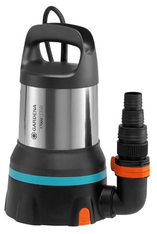 Gardena 9036-20, Painovoimapumppu, 750 W, AC, 0,9 bar, 17000 l/h, Musta, Hopea