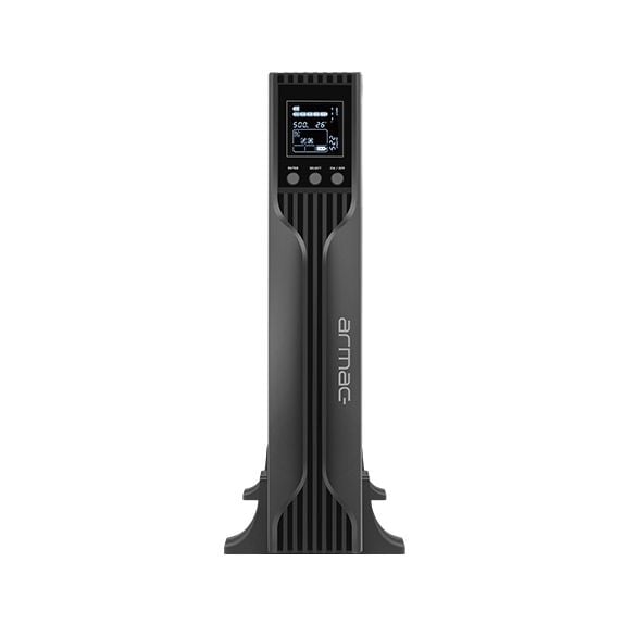 Armac Rack PSW series R/1000I/PSW - UPS (rackmonterbar/ekstern) - AC 230 V - 800 watt - 1000 VA - 9 Ah - USB - utgangskontakter: 4 - 2U - 19" - svart