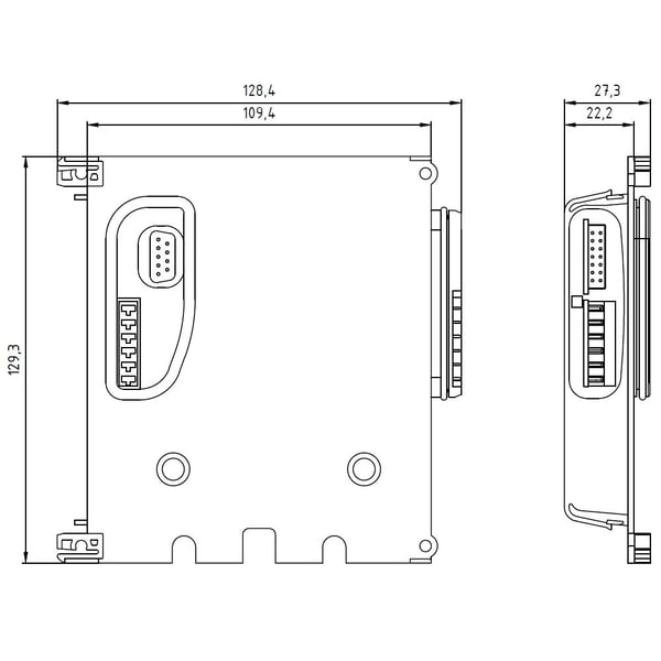 Siemens 3RK19222BA00 3RK1922-2BA00 PLC-bakplanebusmodul
