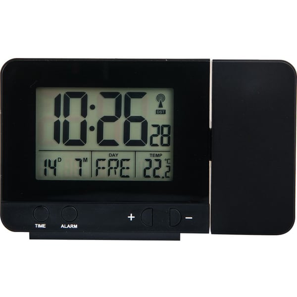 Technoline WT 546, Digital väckarklocka, Rektangel, Svart, LCD, AAA Micro (LR03), 135 mm